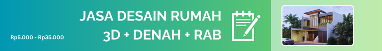 Jasa Desain Rumah 3D Denah RAB