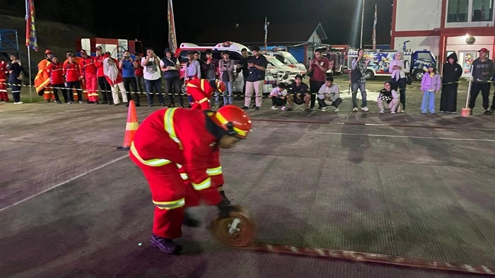 Disdamkarmatan Kukar Gelar Lomba Ketangkasan untuk Tingkatkan SDM Redkar