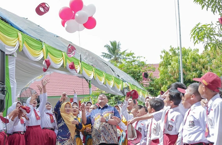 80 Siswa SDN 011 Tenggarong dilepas dengan penuh semangat dan kreativitas