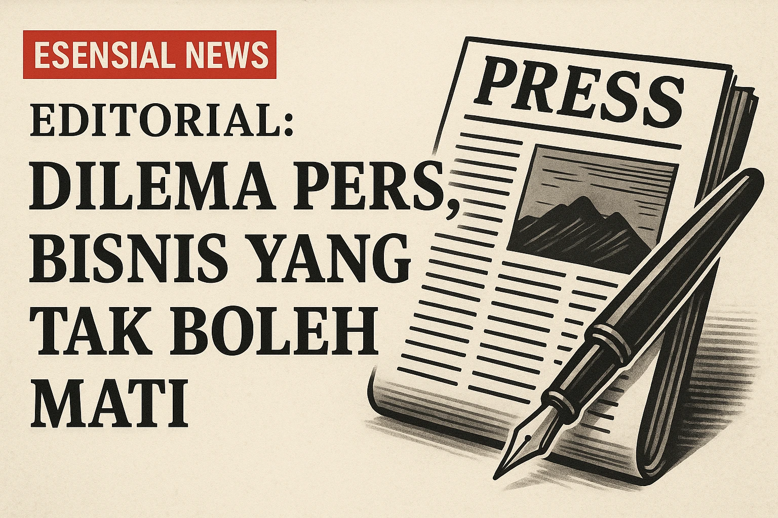 Dilema Pers, Bisnis yang Tak Boleh Mati