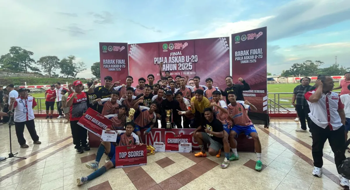 Tenggarong Kunci Gelar Juara U-20 dengan Muara Badak di Posisi Kedua