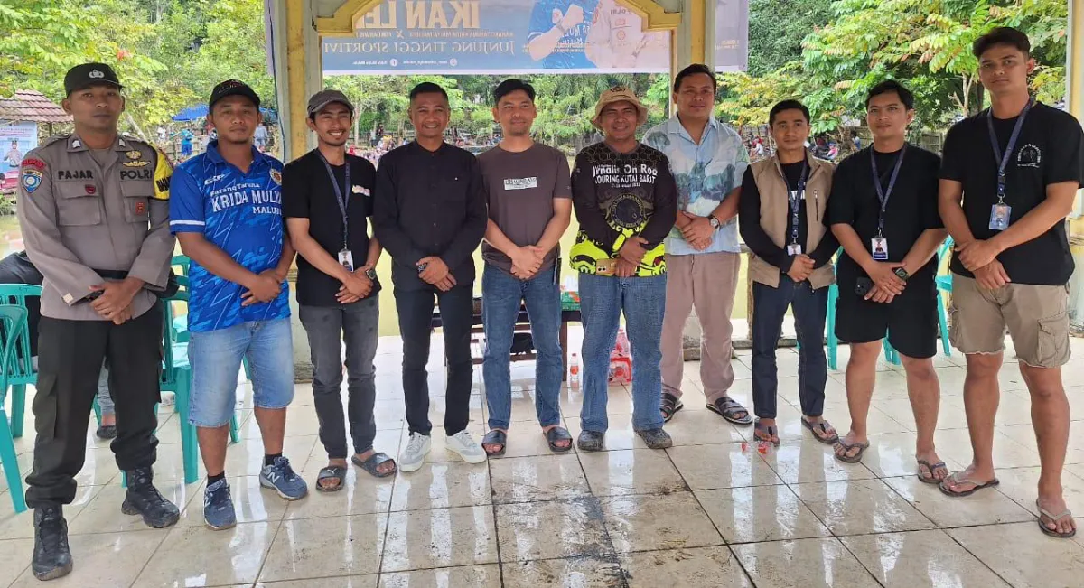 Peringati Hari Lahir Pancasila Kelurahan Maluhu Gelar Lomba Mancing Bersama Polres Kukar.