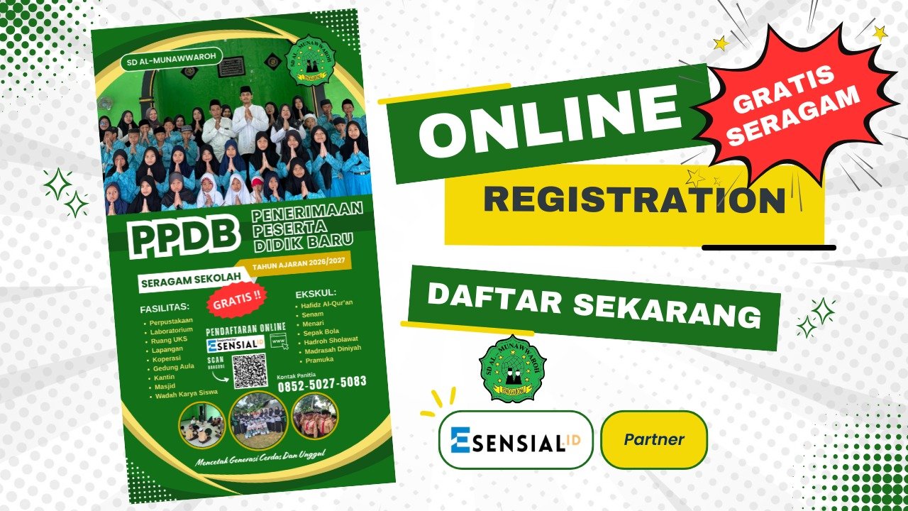 Formulir Pendaftaran Online<br> <strong>SD AL-MUNAWWAROH</strong> <br>Bukit Biru Tenggarong