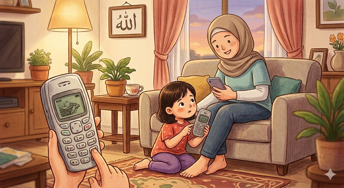 HP Jadul dan Pencarian Sinyal Gaib