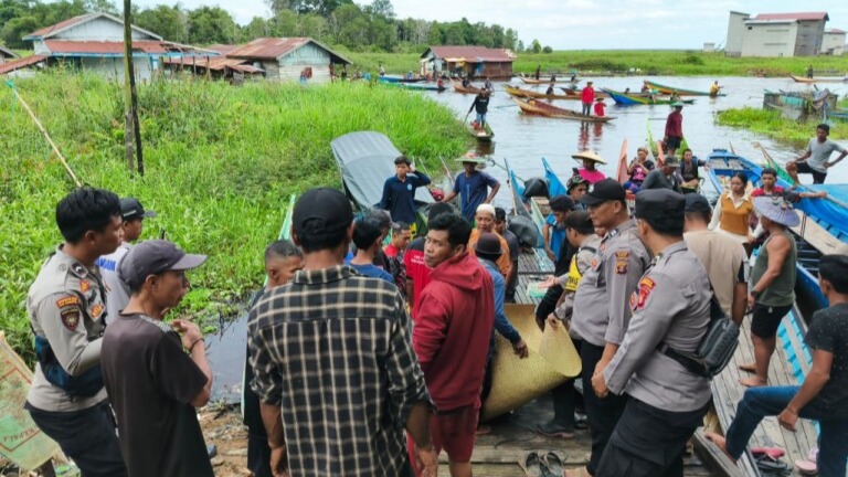 Nelayan Lansia Dilaporkan Tenggelam di Sungai Sabintulung Muara Kaman, Tim Gabungan Lakukan Pencarian