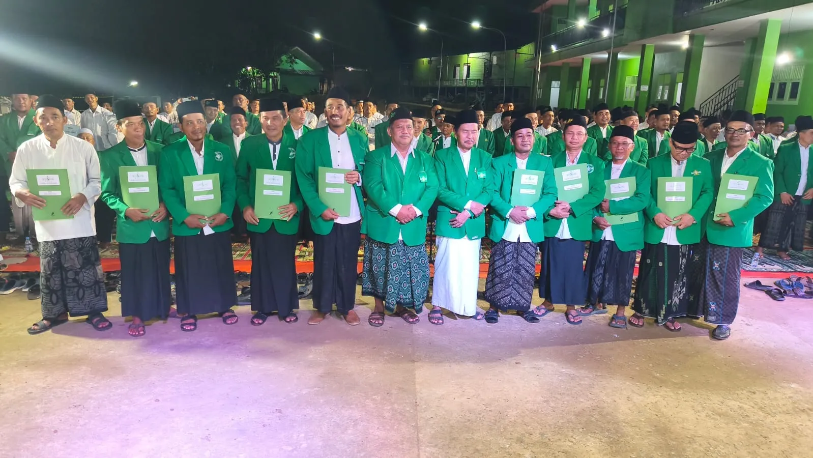 Pelantikan MWCNU Tenggarong Seberang 2025–2030, PCNU Kukar Kukuhkan 9 Ranting NU di Ponpes Nurul Islam