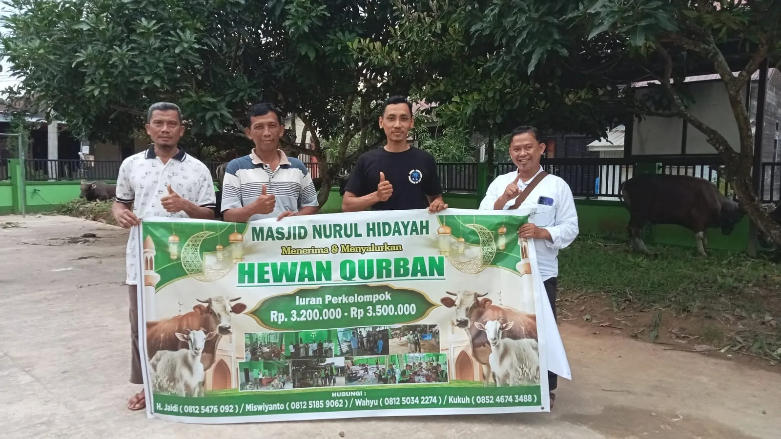 Masjid Nurul Hidayah Tenggarong Kembali Gelar Pemotongan Hewan Kurban, Siapkan 9 Ekor Sapi dan 2 Ekor Kambing