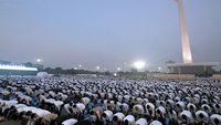 Tutup Zikir Kebangsaan di Monas, Ketua MPR Gaungkan Doa Persatuan Indonesia